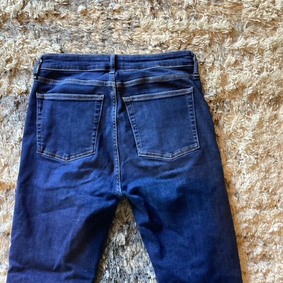 Free Assembly Blue Denim High Waisted Skinny Jeans Stretch Women’s Size 8 - Picture 7 of 8